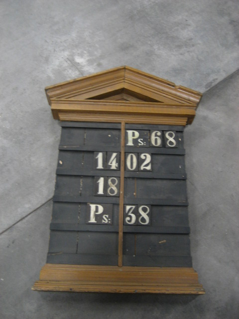 Psalmen gezangenbord (D2649)