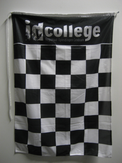 Finishvlag Zwart Wit (TE1031)