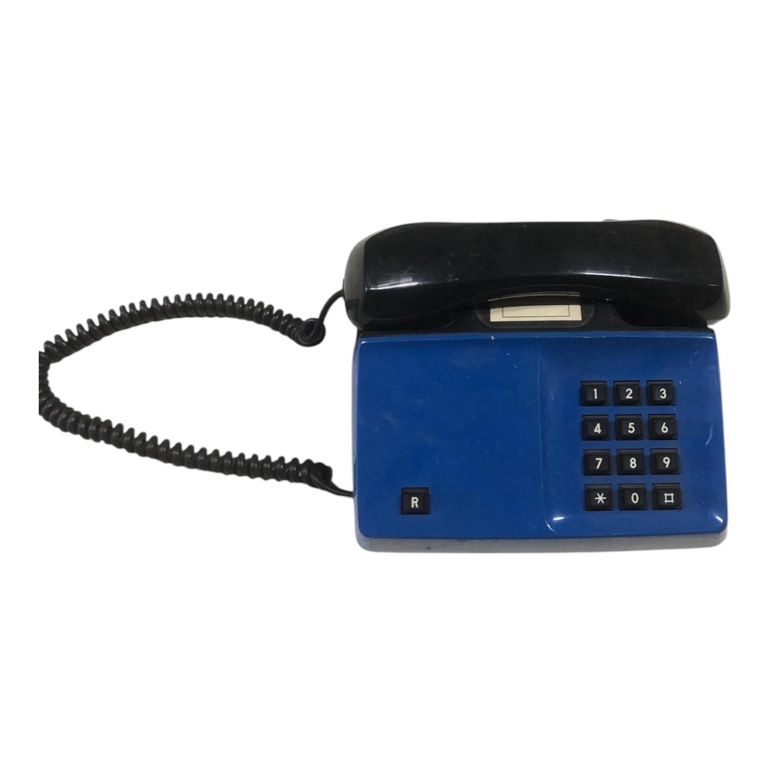 avox telefoon zwart/blauw (T126.3)