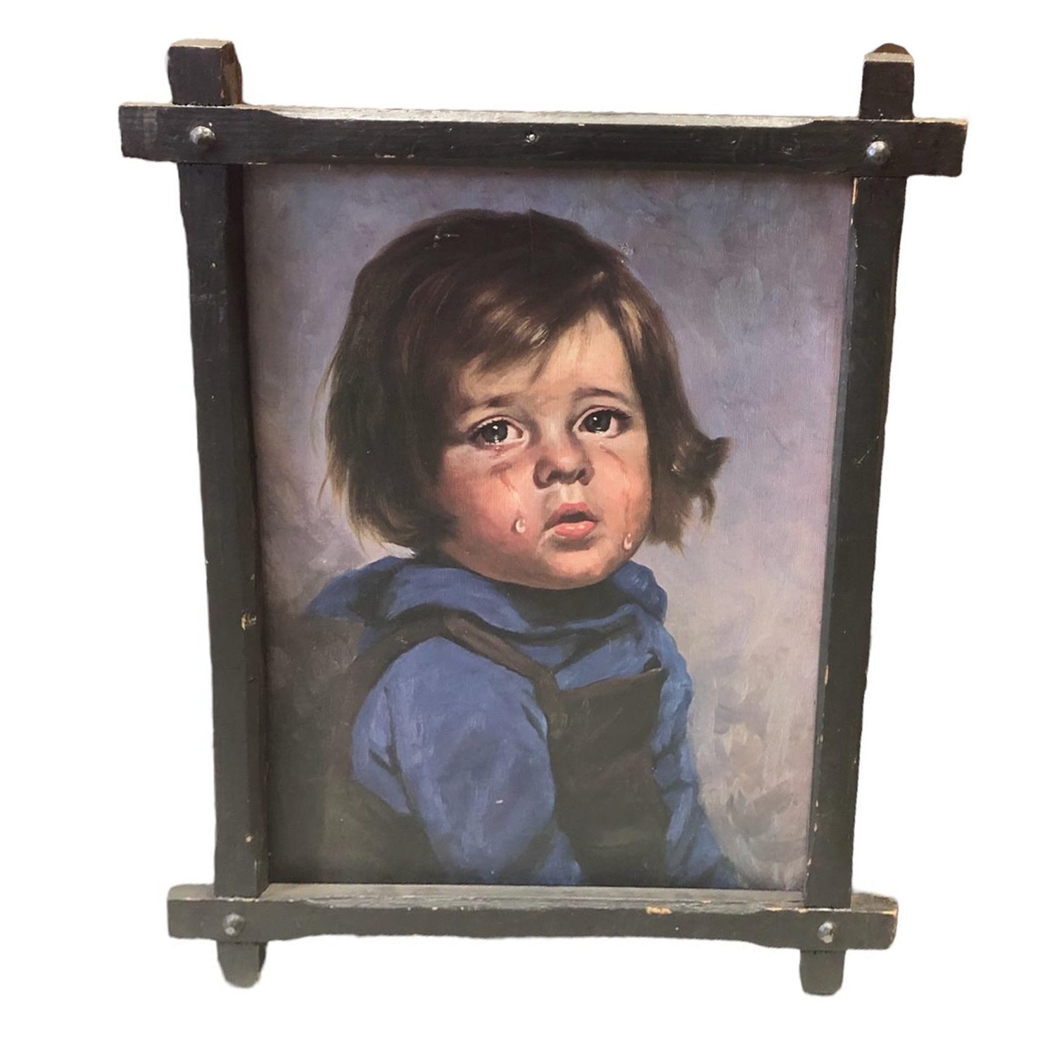 Schilderij - huilend kind (S2586)