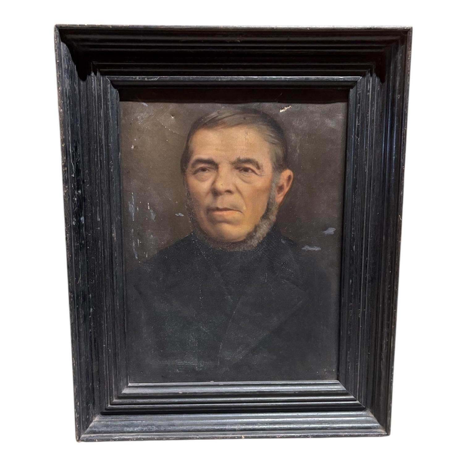 Schilderij - portret man (S325)
