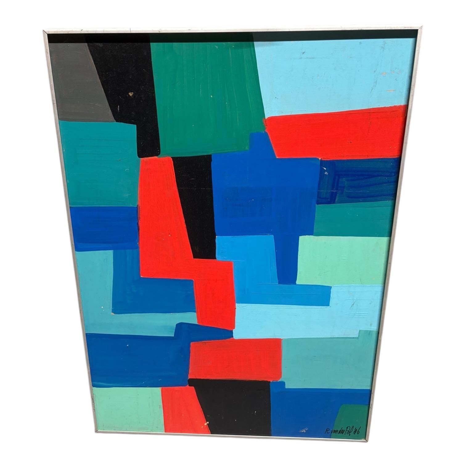 Schilderij - abstract (S3060)