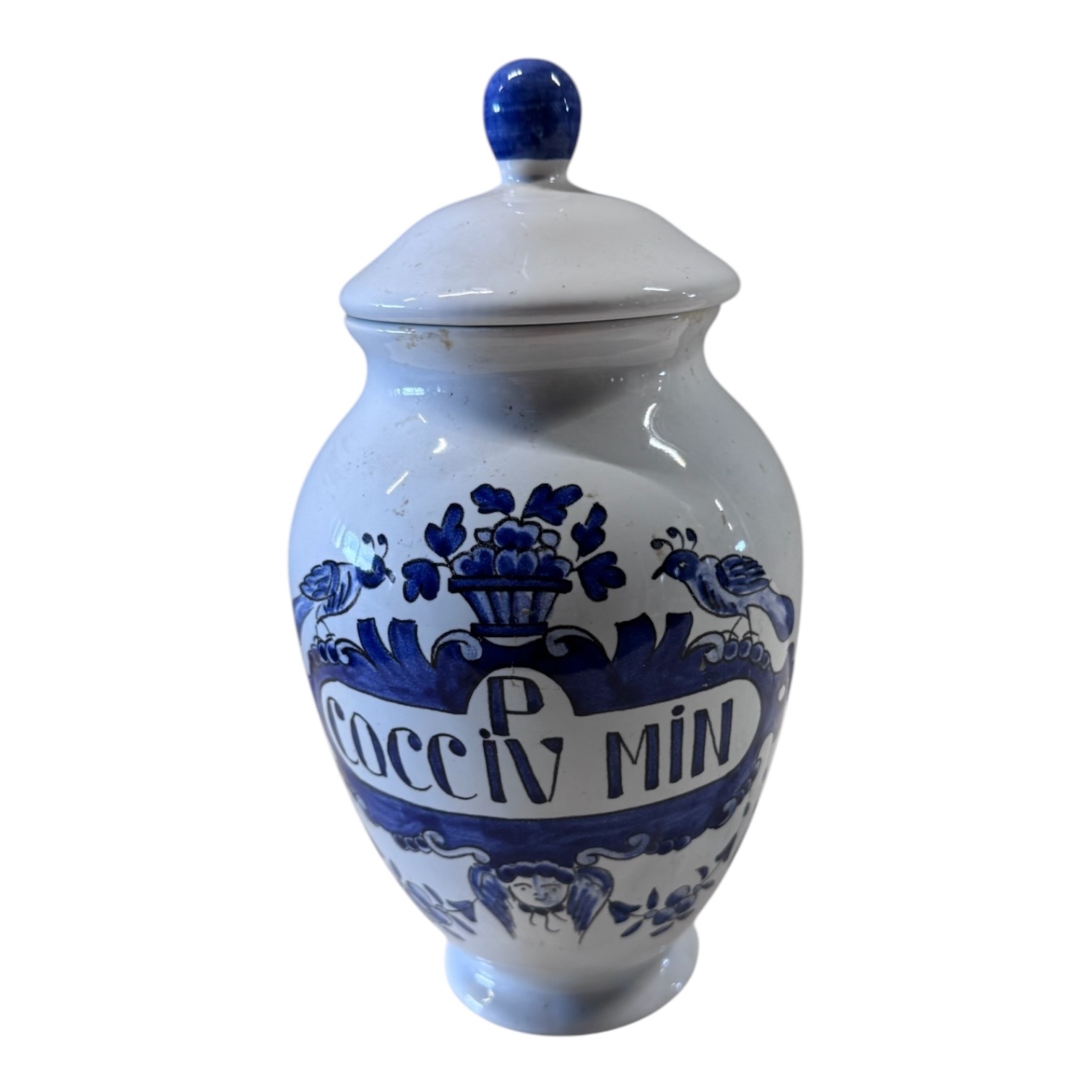 Apotheek pot met deksel (H732)